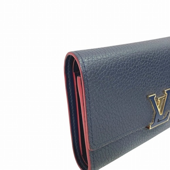 LOUIS VUITTON Navy Wallet - Picture 3 of 9